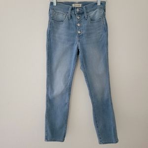 Madewell Roadtripper Jeggings Women’s SZ P24 Light Wash Denim Jeans